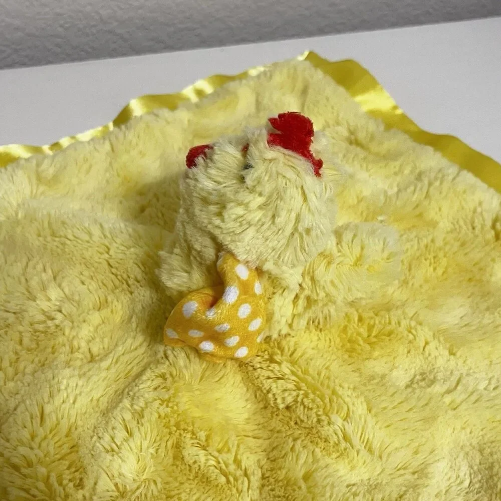 Cloud Island Yellow Chick Chicken Security Blanket Lovey Lovie Satin Blankie